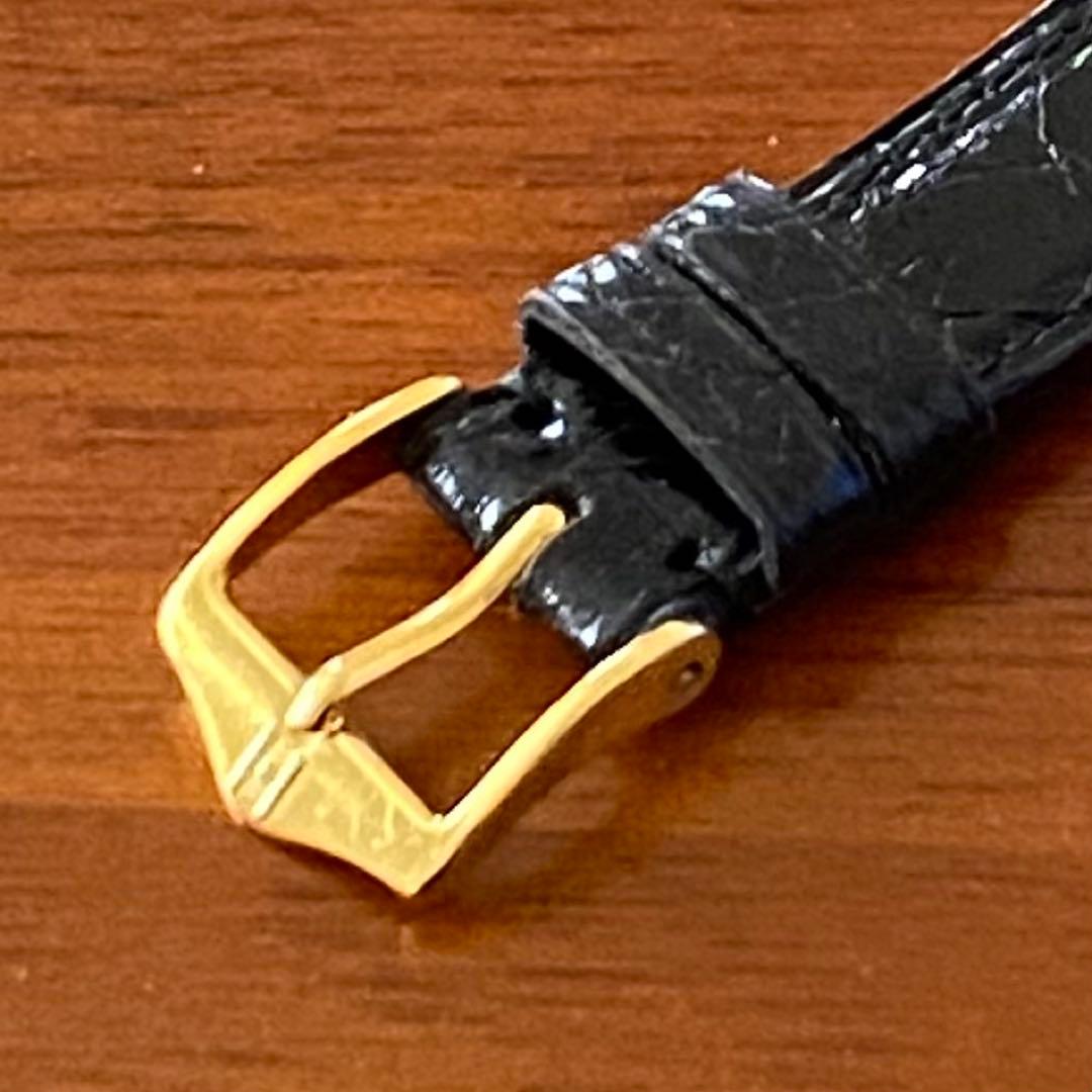 カミーユフォルネ 腕時計用 レザーベルト 本革クロコダイル フランス製 18mm