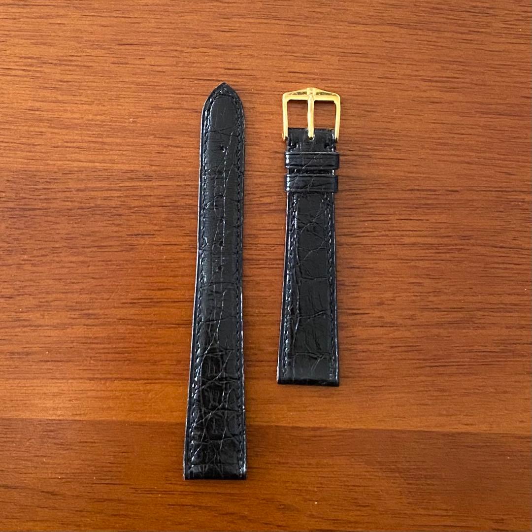 カミーユフォルネ 腕時計用 レザーベルト 本革クロコダイル フランス製 18mm