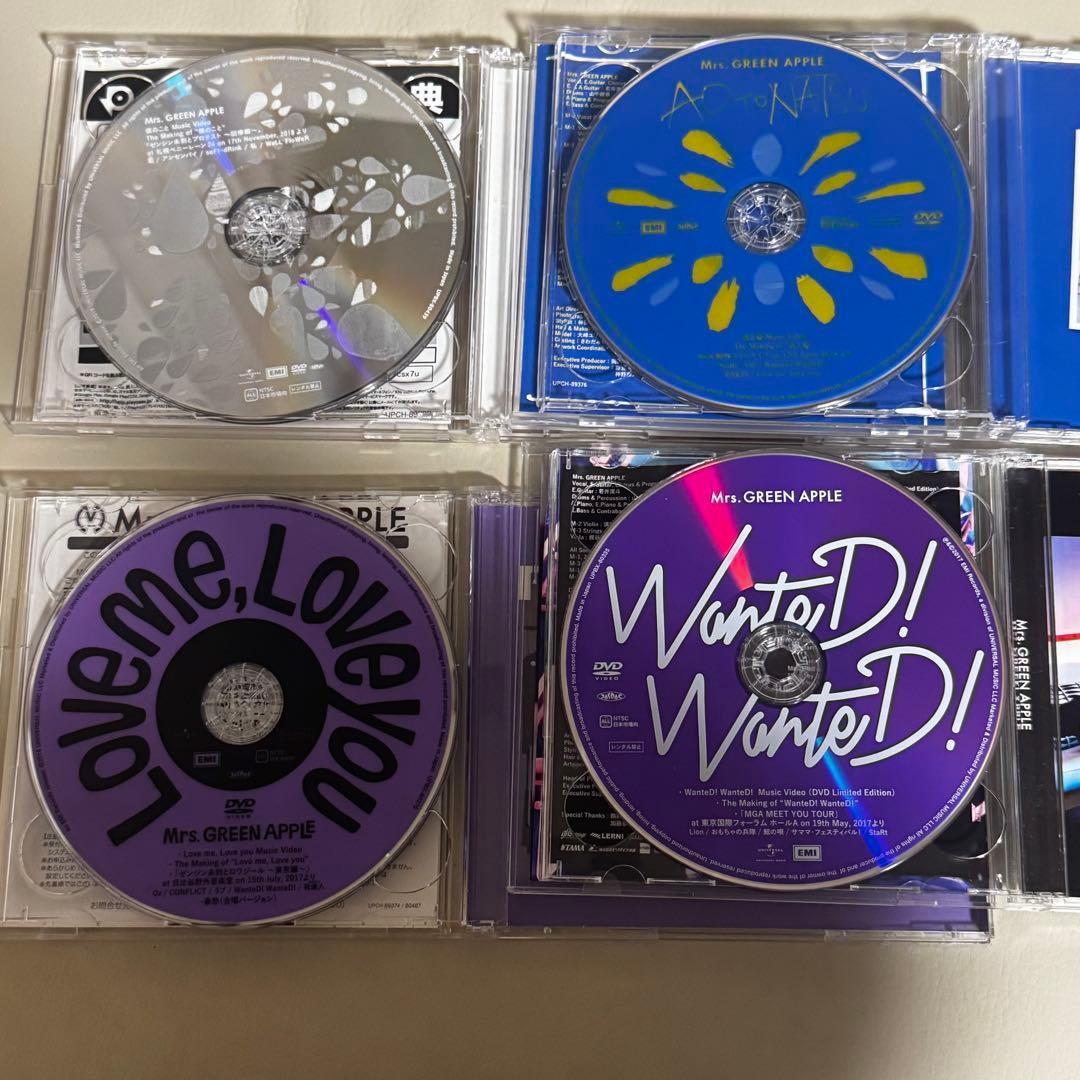 Mrs. GREEN APPLE CD 初回限定盤まとめ売り サインあり