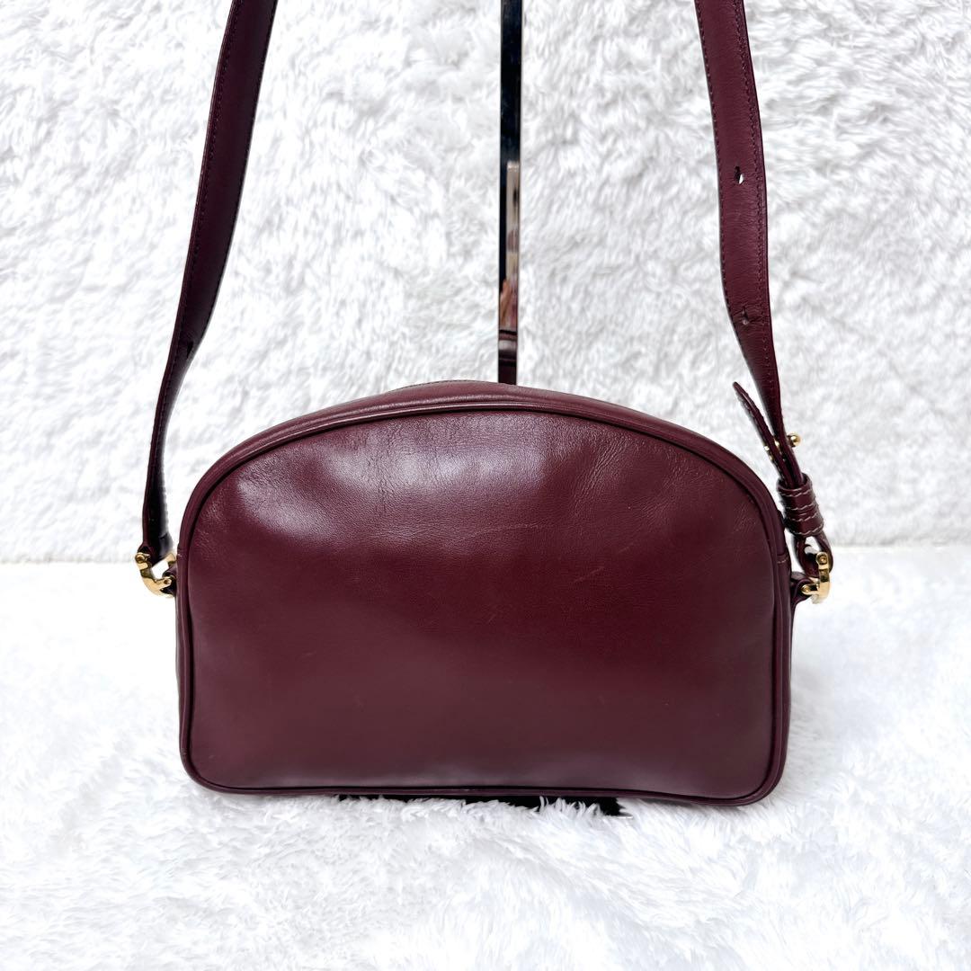 Cartier カルティエ マストライン ショルダーバッグ ボルドー ゴールド金