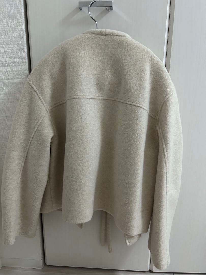 リボンタイ ショートウールコート FQ24W101【Fano Studios】