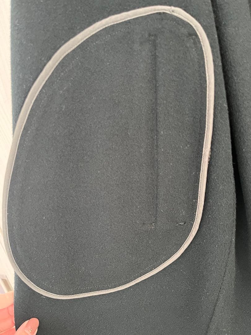 ICBウールリバー ロングトレンチコートミッドグリーン系/6