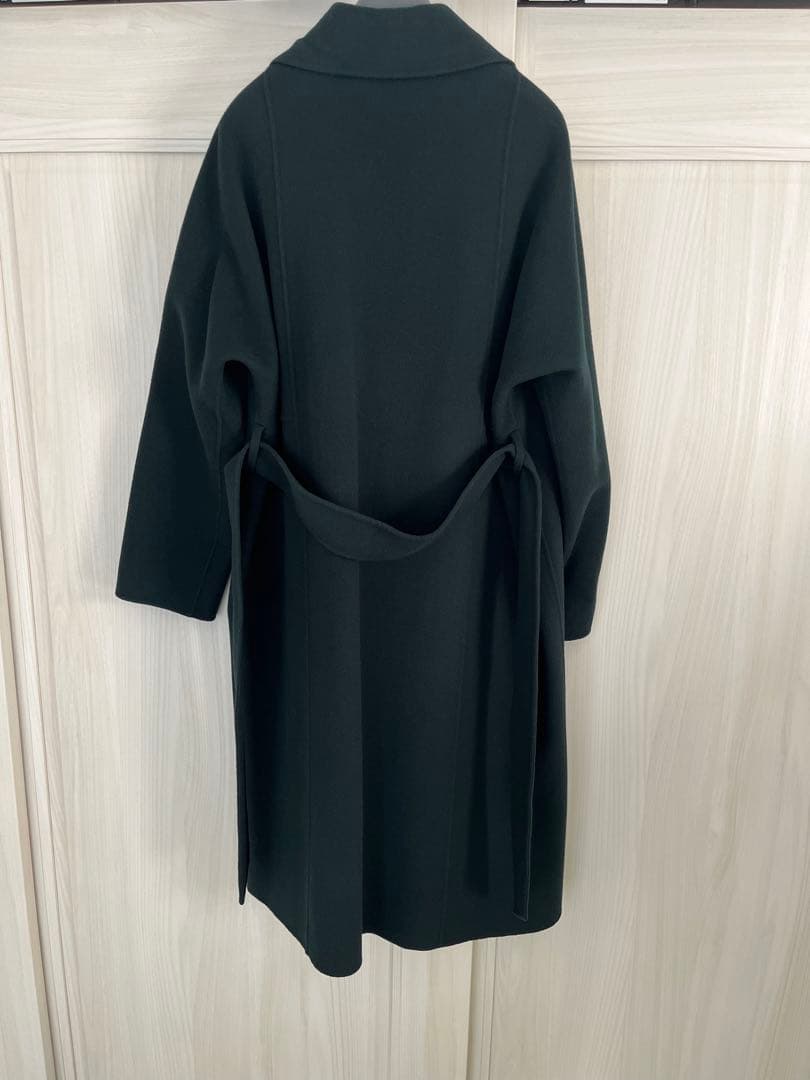 ICBウールリバー ロングトレンチコートミッドグリーン系/6