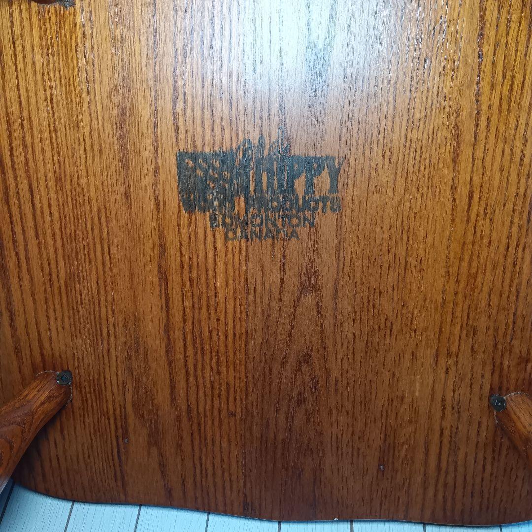 【B】OLD HIPPY WOOD PRODUCTS ビンテージカナダ製　1脚分