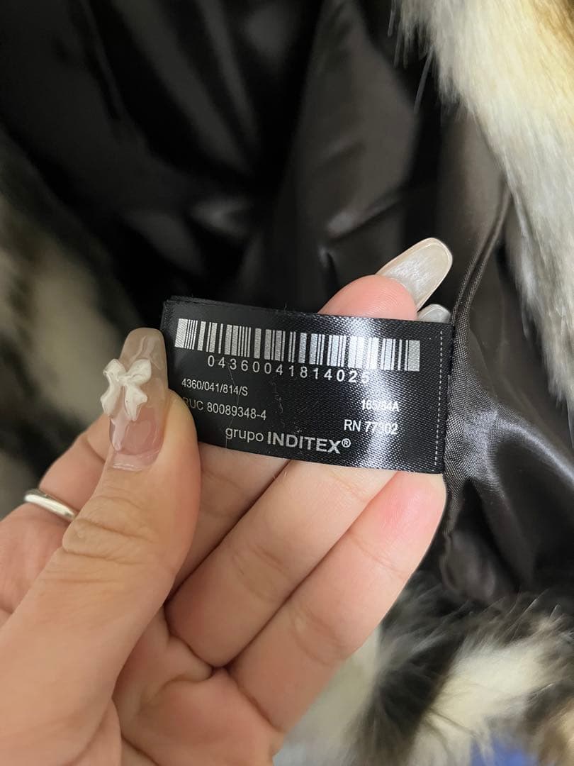 ✨新品未使用✨ZARA フェイクファーコート アニマル柄 高級感