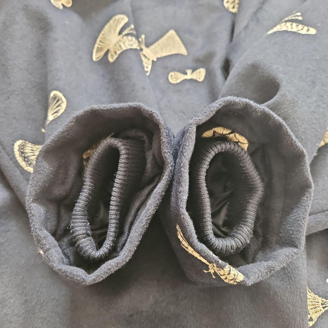 スーパーハッカ フィーユ 保坂優子さん 刺繍 ウール混コート