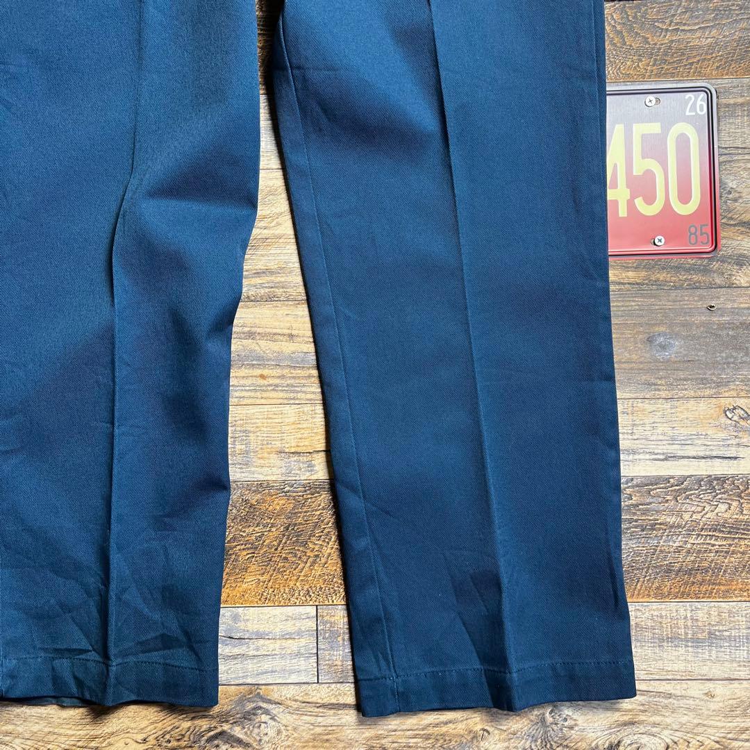 お*し様 90s USA製 Dickies 874 ワークパンツ ネイビー W3