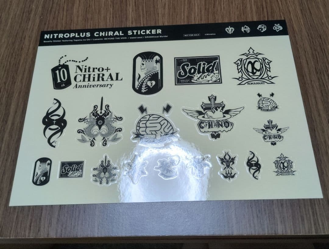 Nitro+CHiRAL 10 years Archive 3冊セットBOX付