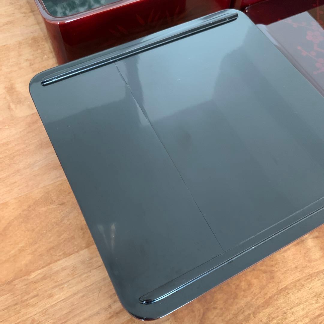 輪島塗り　三段重　重箱　漆 お節