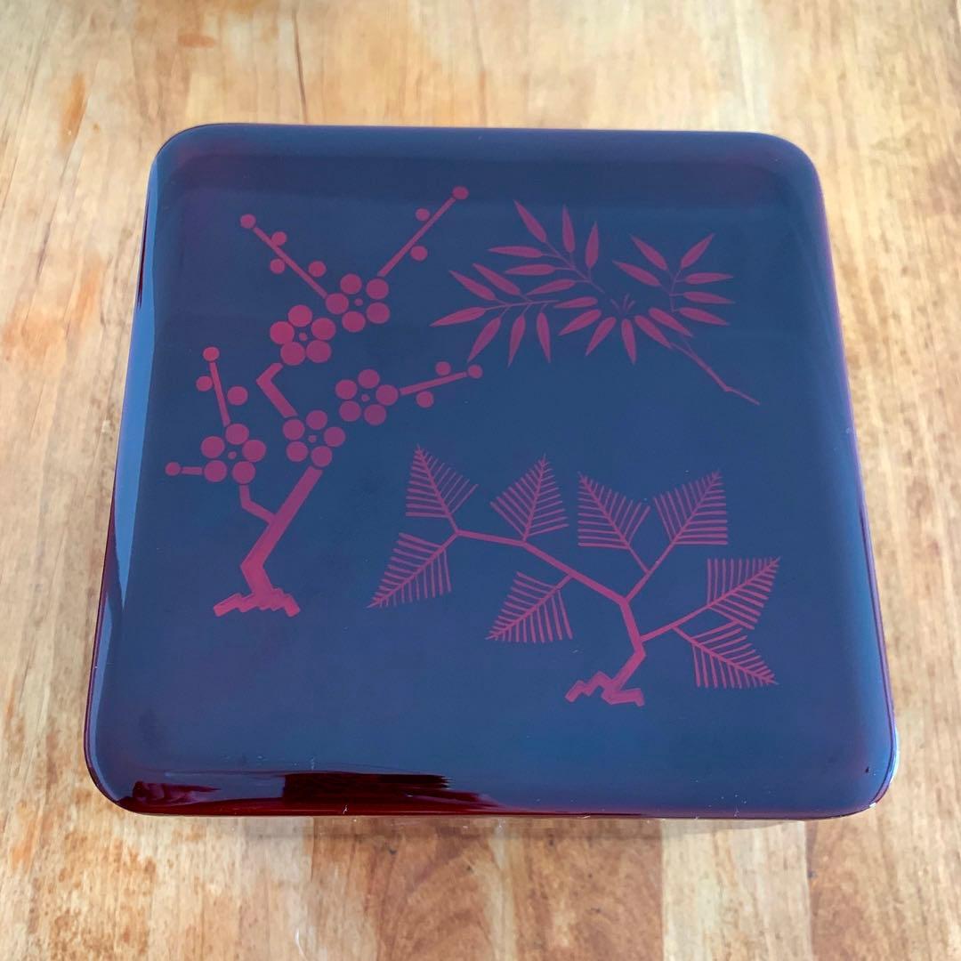 輪島塗り　三段重　重箱　漆 お節