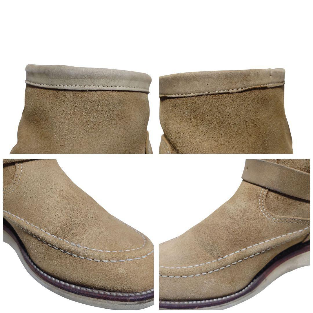 CHIPPEWA エンジニアブーツ チペワ スエード 9E 27cm ベージュ