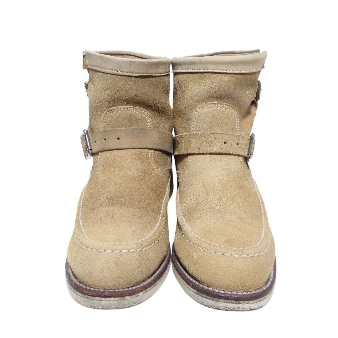 CHIPPEWA エンジニアブーツ チペワ スエード 9E 27cm ベージュ