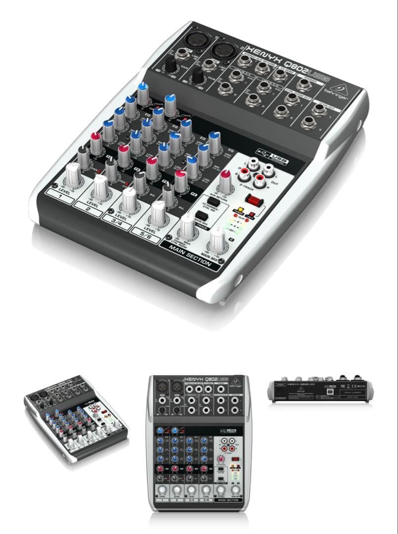 【ほぼ新品‼️値引中！】完全作動！behringer XENYX Q802USB