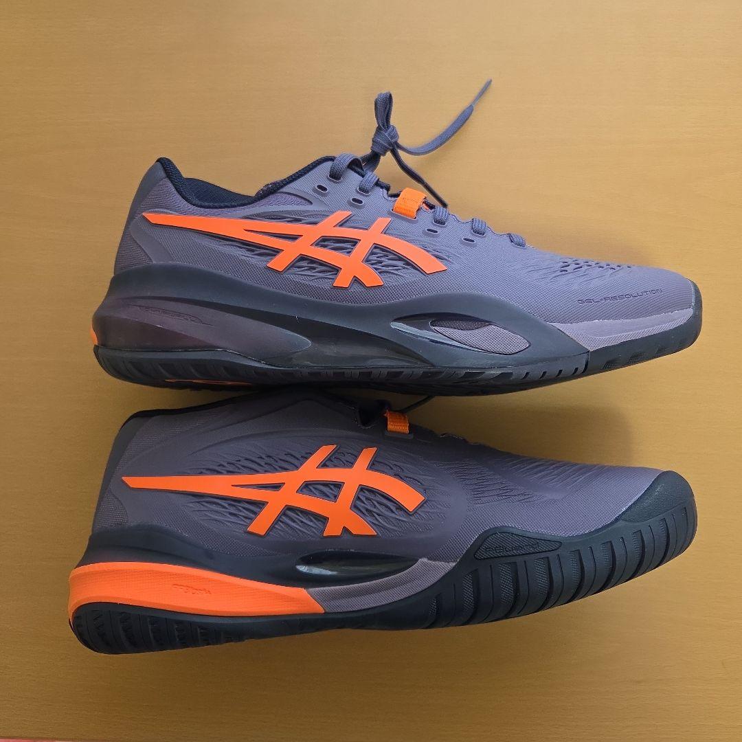 26.5cm WIDE ゲルレゾリューション10オールコート 新品テニスシューズ