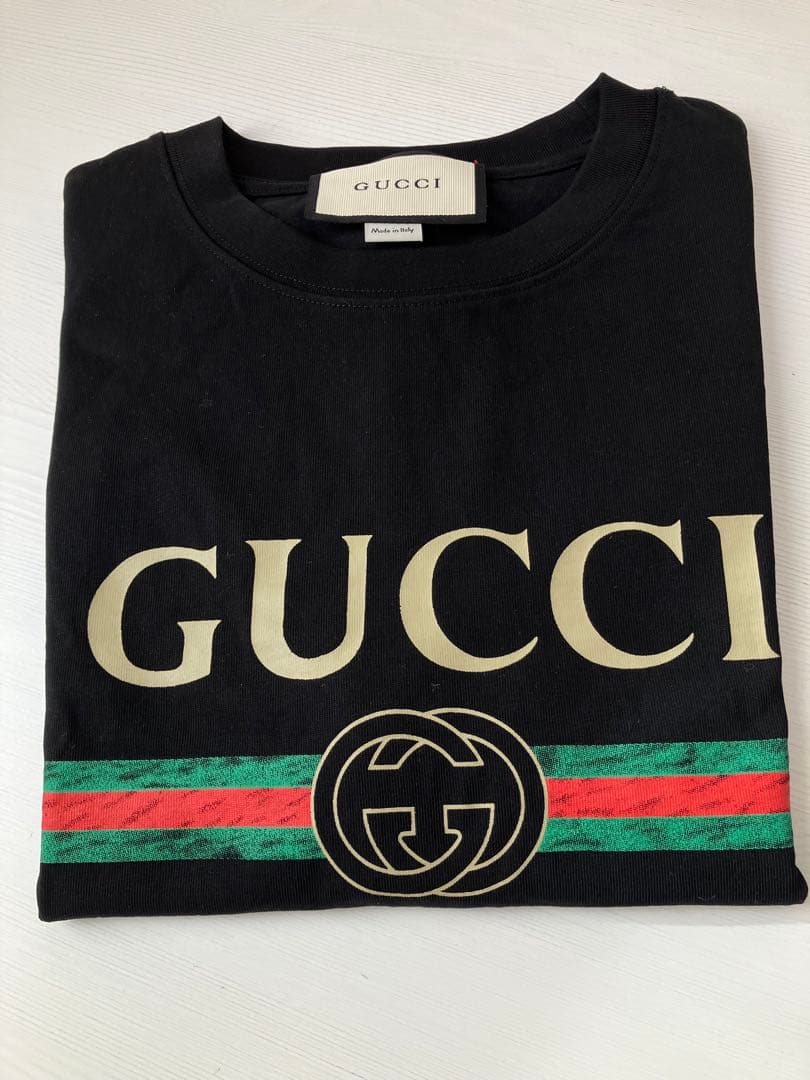 CHIHO　GUCCI　グッチ ロゴ　GG　シェリーライン　カットソー