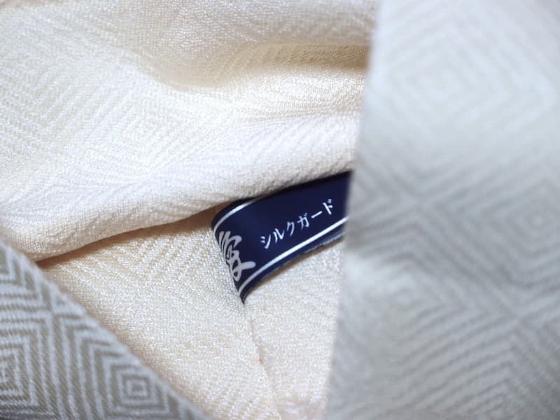 織りの名古屋帯（たれ先にうさぎ文）長383 手描き染　ガード加工済　正絹美品