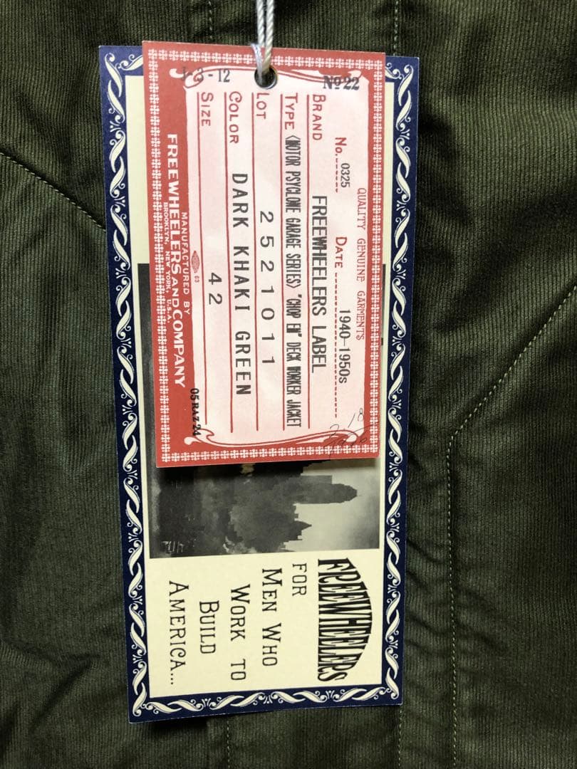 Freewheelers デッキワーカージャケット \"CHOP EM\"