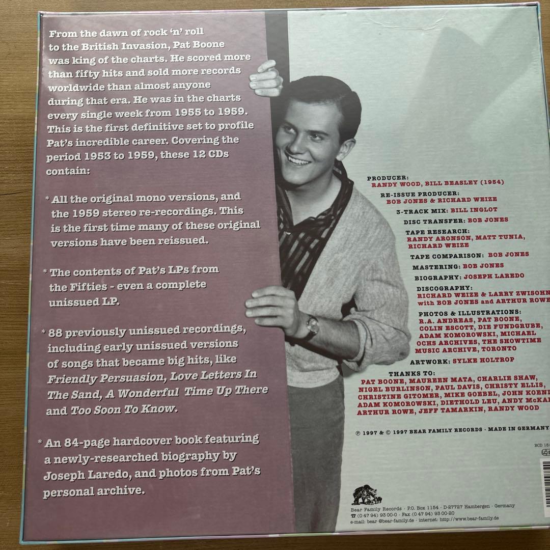 【12枚組・未開封・廃盤】Fifties Complete /PAT BOONE