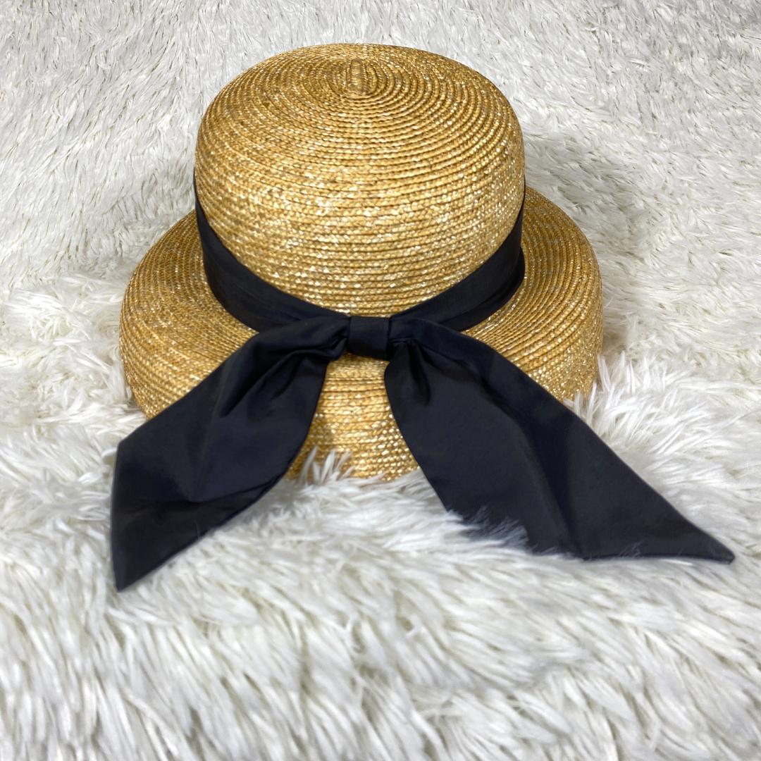 『Chapeau d'O』シャポードオー カサブランカ　麦わら帽子