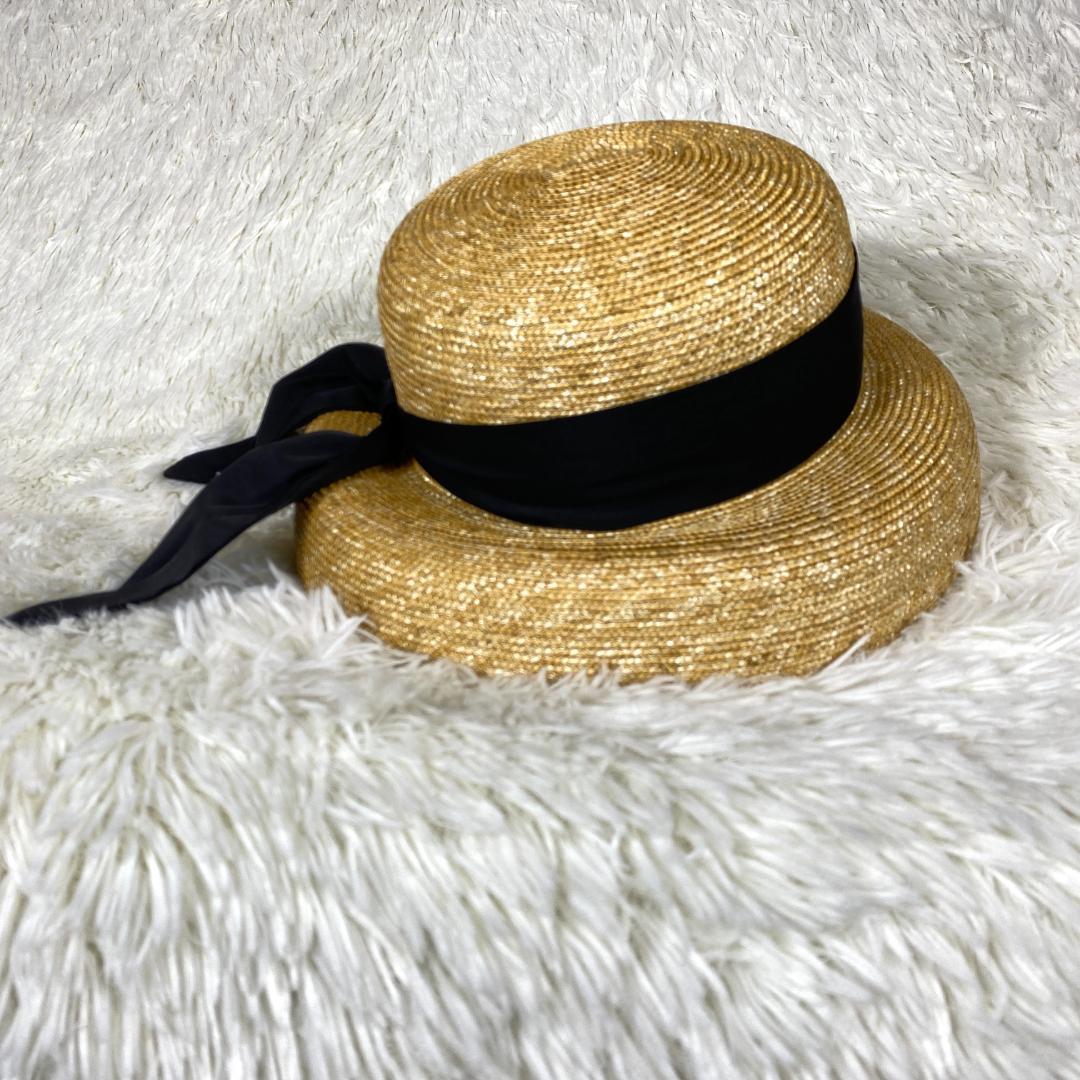 『Chapeau d'O』シャポードオー カサブランカ　麦わら帽子