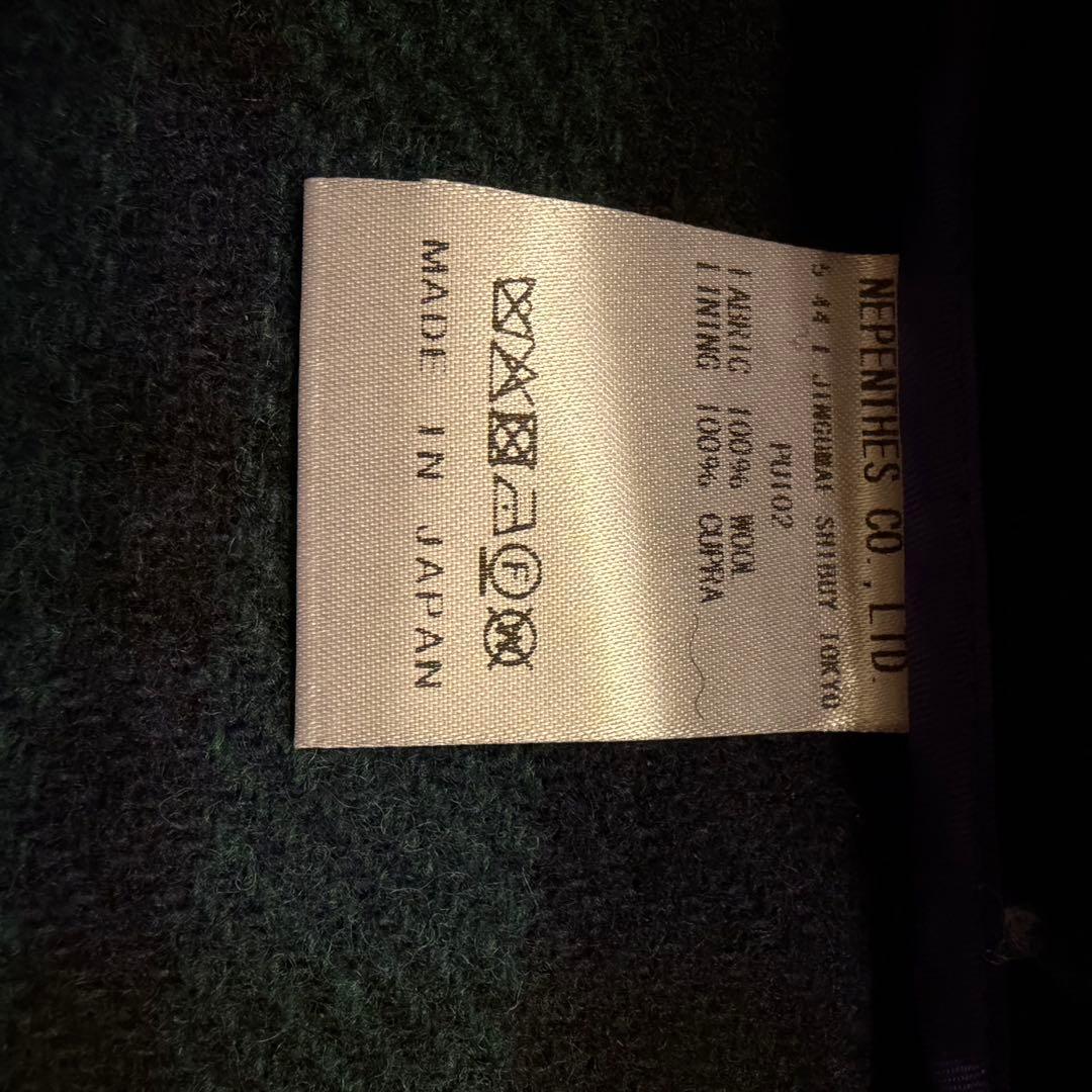 Needles ニードルス チェック柄 テーラードジャケット Mサイズ