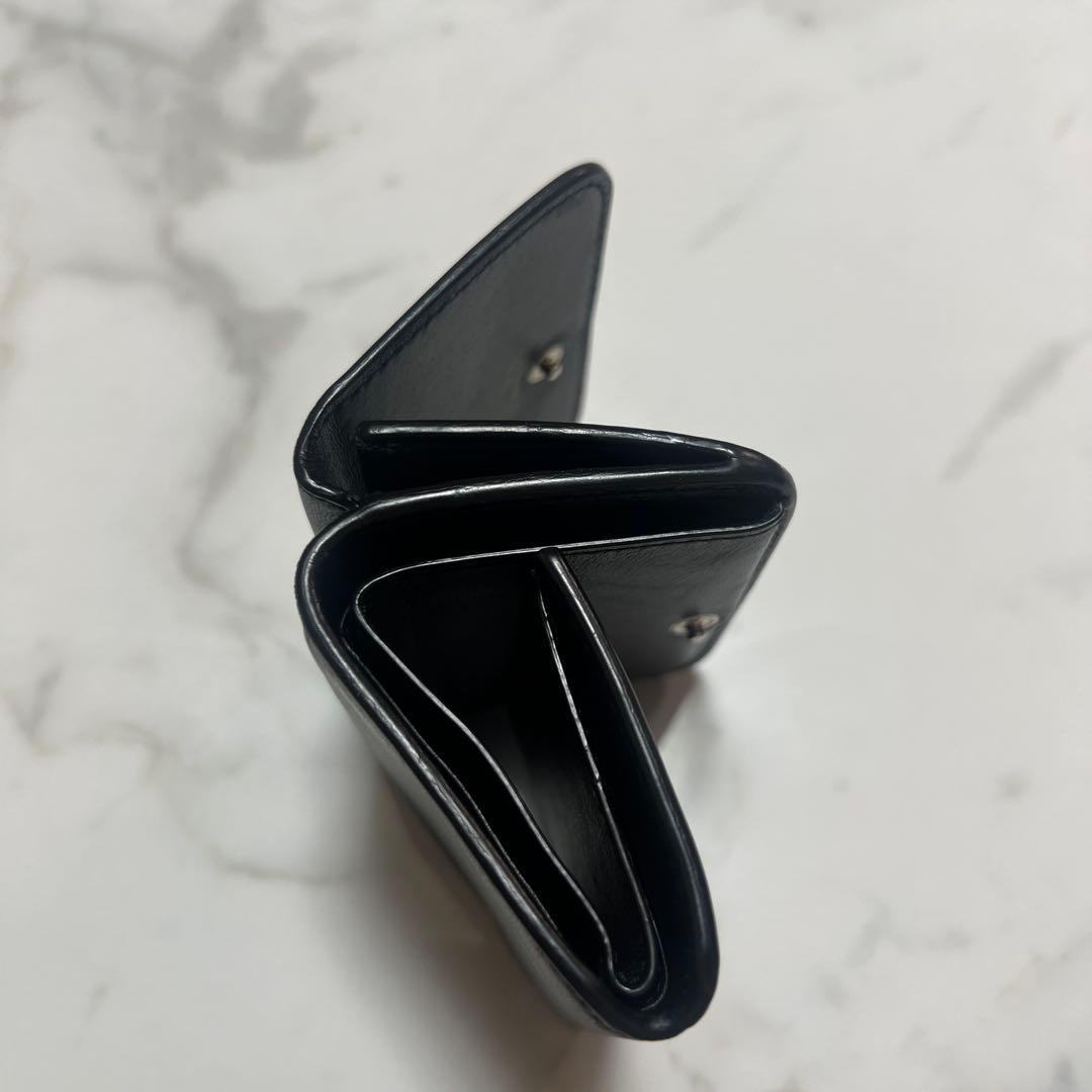 極美品　BALENCIAGA バレンシアガ キャッシュミニ 財布 ブラック ロゴ
