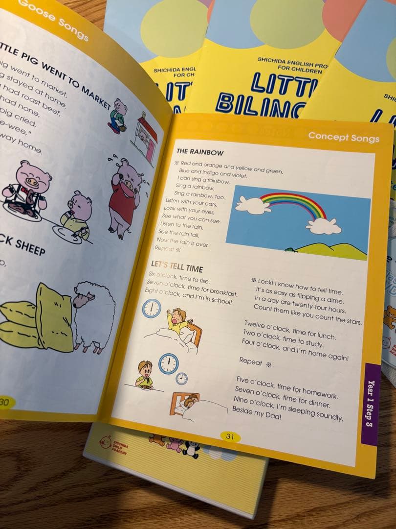 セ*認様 七田式　リトルバイリンガル　英語教材　くもん　英語歌カード　英語絵本