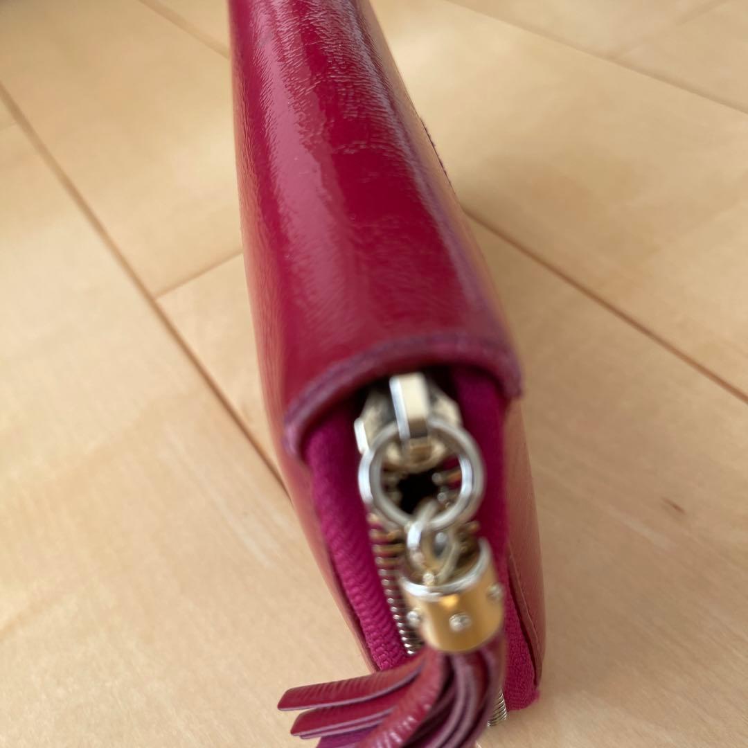 GUCCI バーガンディ 財布とケースセット