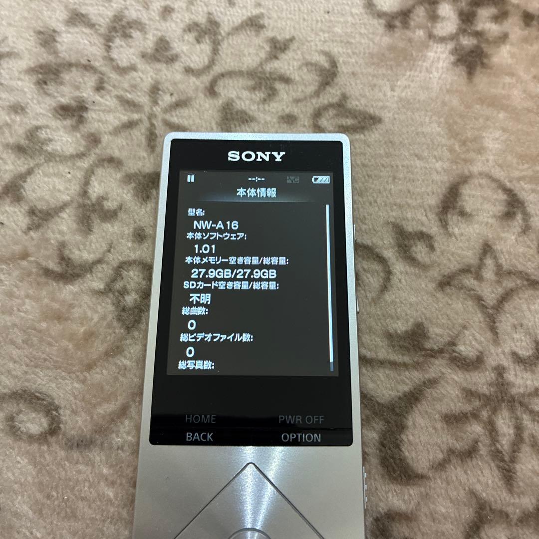 極美品！ソニー　ウォークマン　NW-A16 32GB シルバー