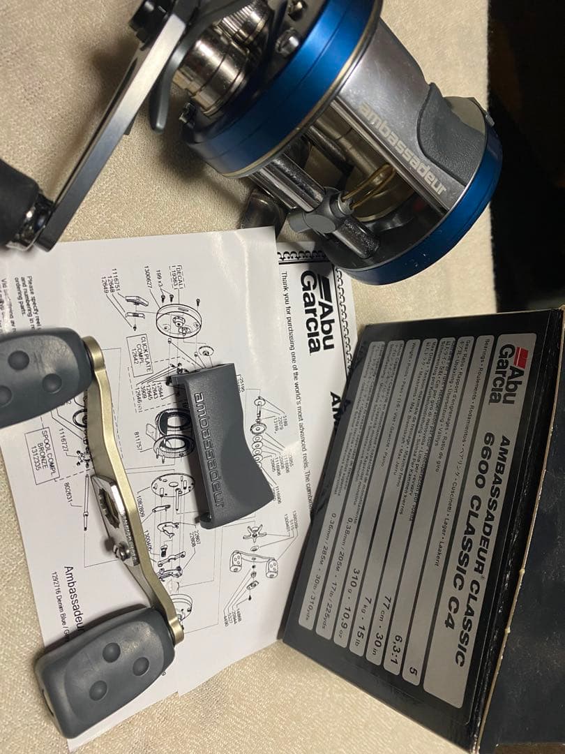 アブガルシア アンバサダー6600C4 カスタム未使用品