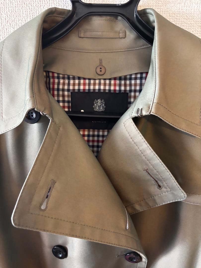 静様　新品未着用　アクアスキュータムトレンチコート 8（M）サイズ　レディース