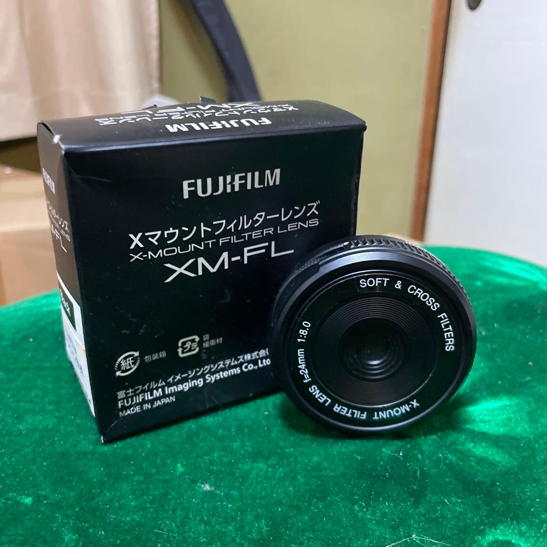 XM-FL B 24mm F8.0 Xマウントフィルターレンズ (ブラック)