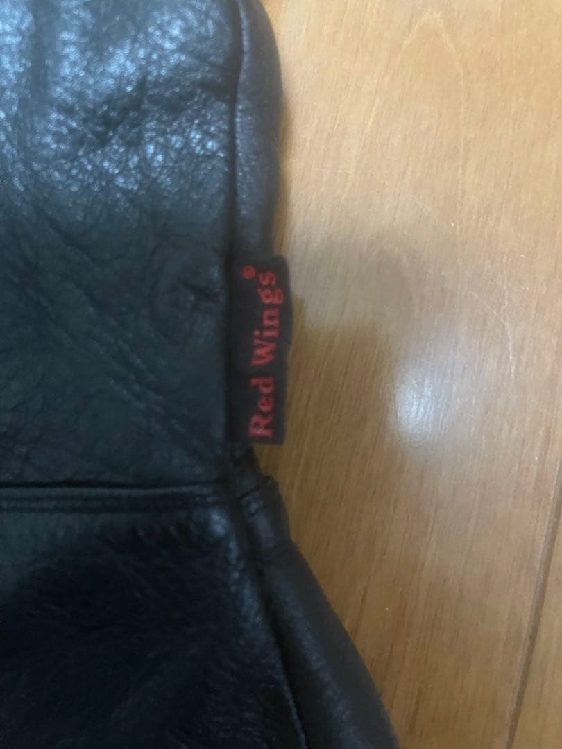 RED WING SHOES ブラックレザーグローブ ガントレットM