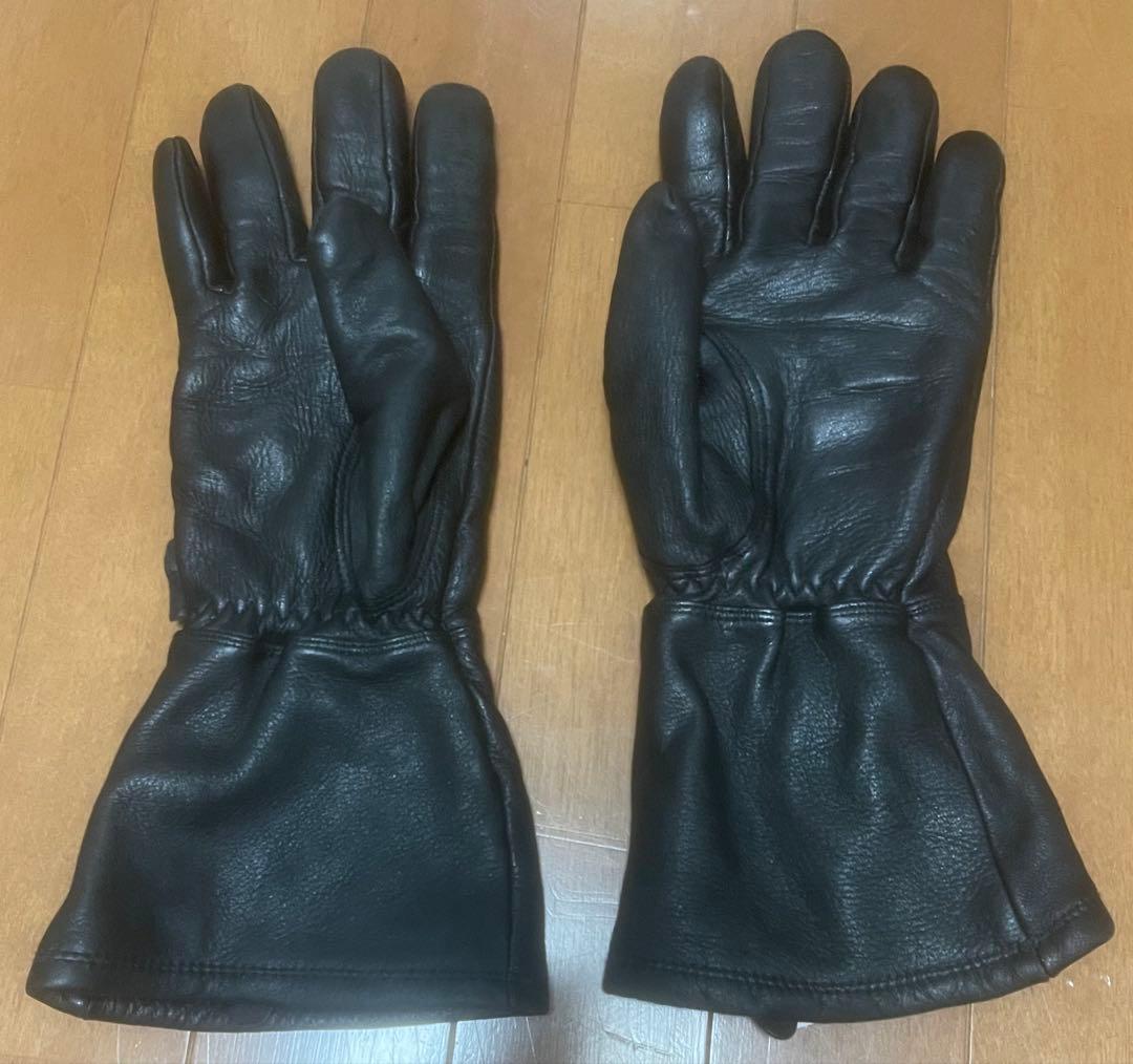 RED WING SHOES ブラックレザーグローブ ガントレットM