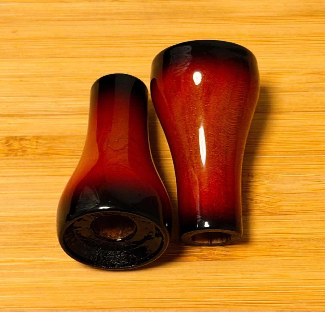 【DCX】ウッドノブ　サンバーストレッド