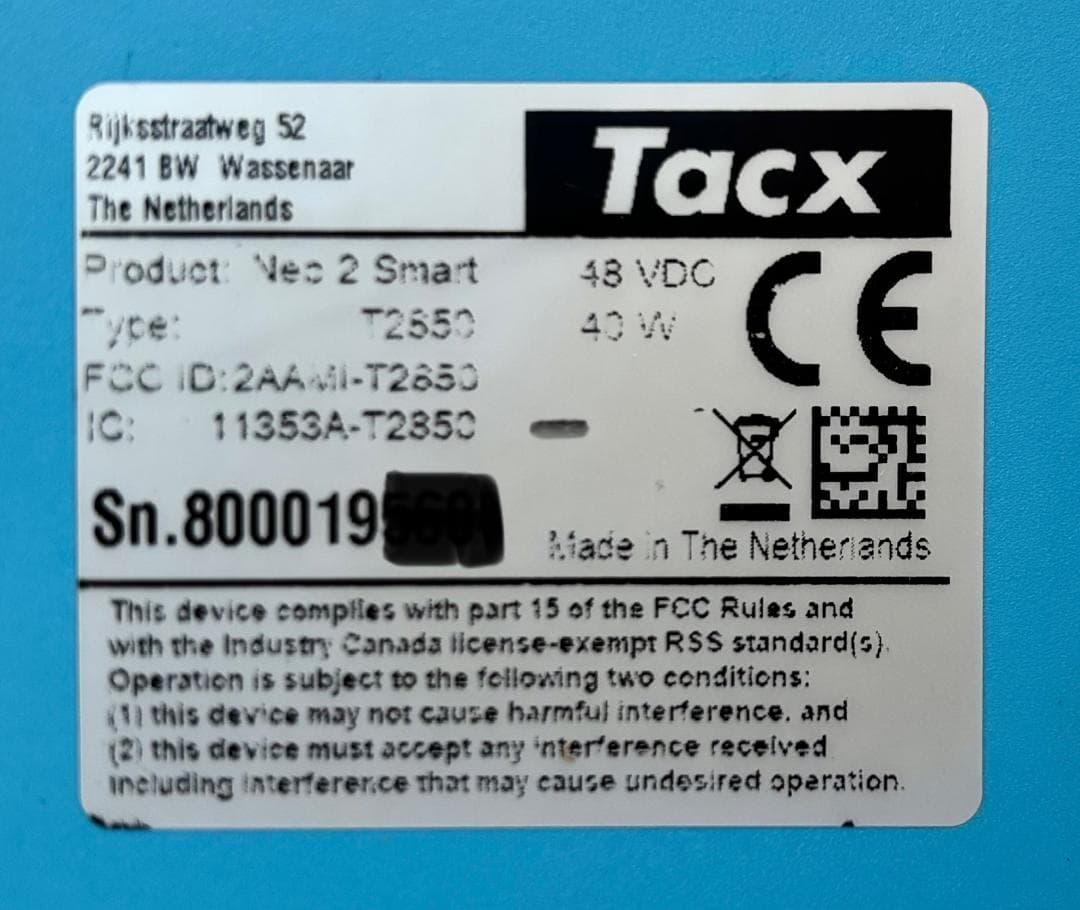 【新品・未使用】TACX Neo 2 Smart スマートトレーナー