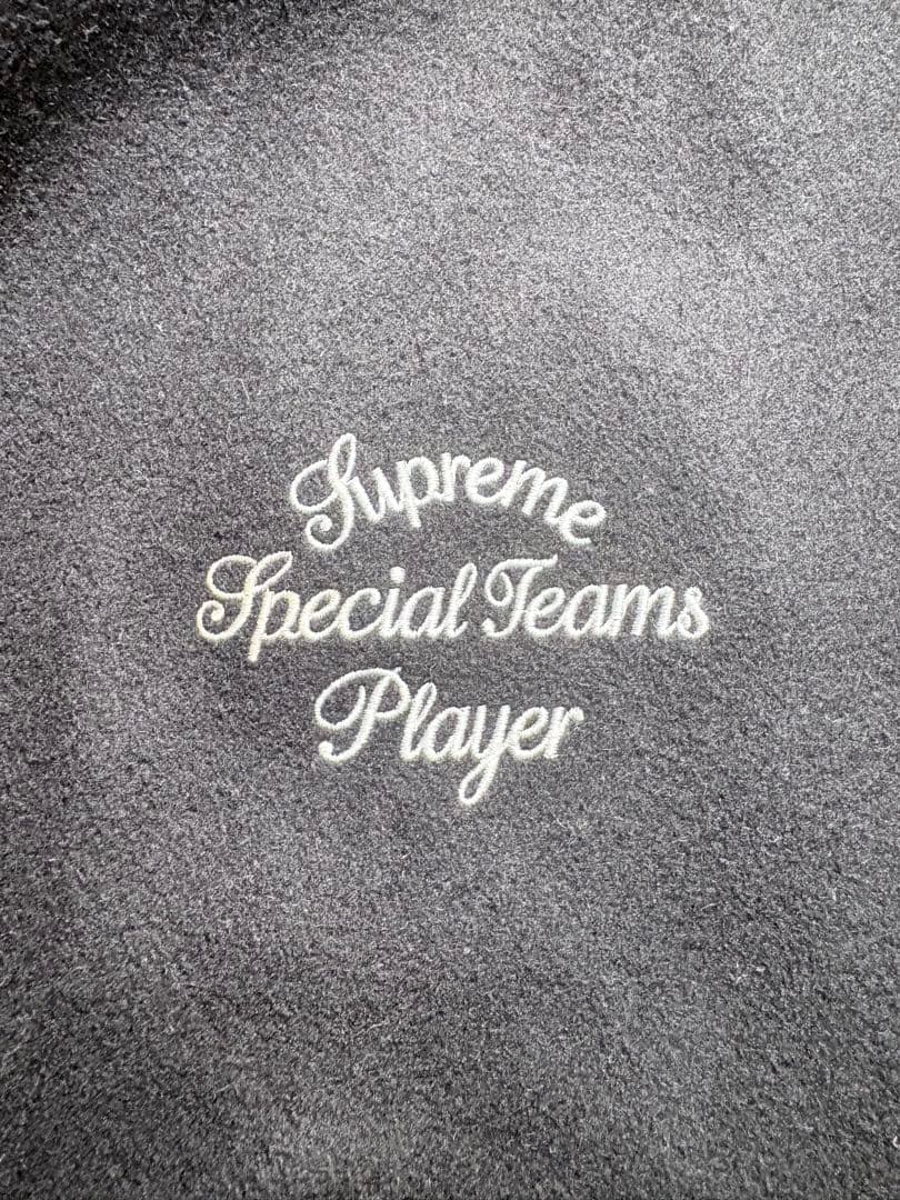 【美品】Supreme レザー　スタジャン アーチロゴ