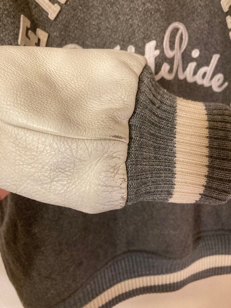 レット・イット・ライド　スタジャン グレー/ホワイト　サイズS