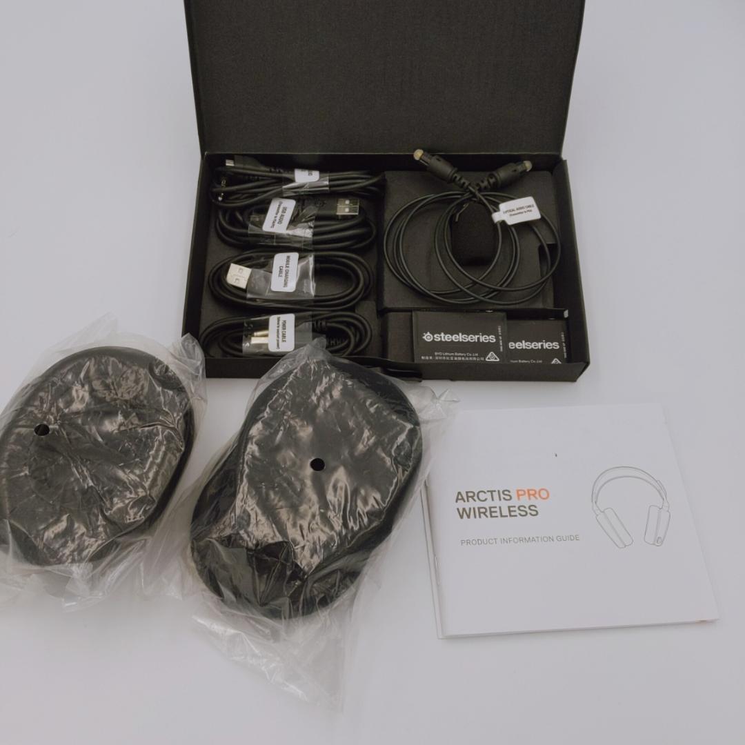SteelSeries ArctisPro Wireless イヤーパッド2種付