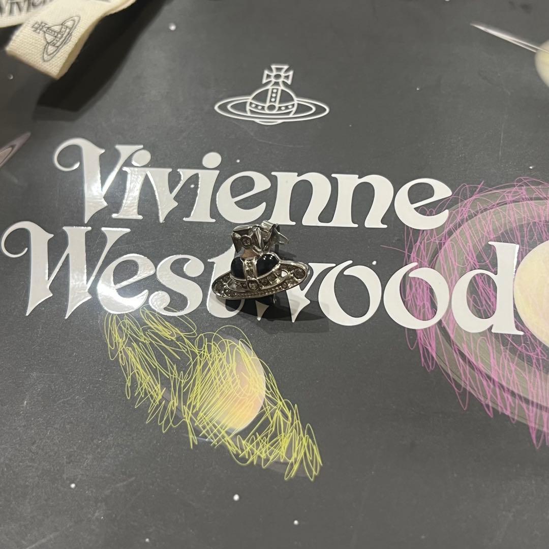 Vivienne Westwood ピアス ディアマンテハート ブラック