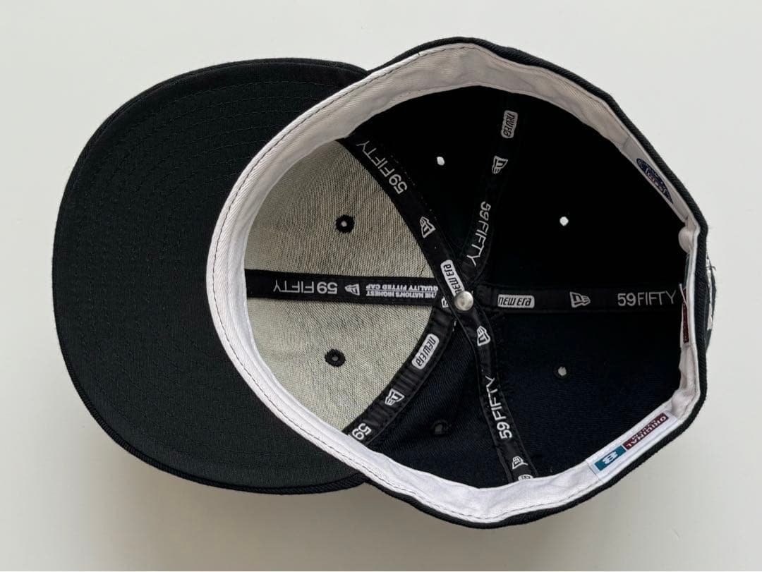 90s USA製 NEW ERA レイダース キャップ NFL RAIDERS黒