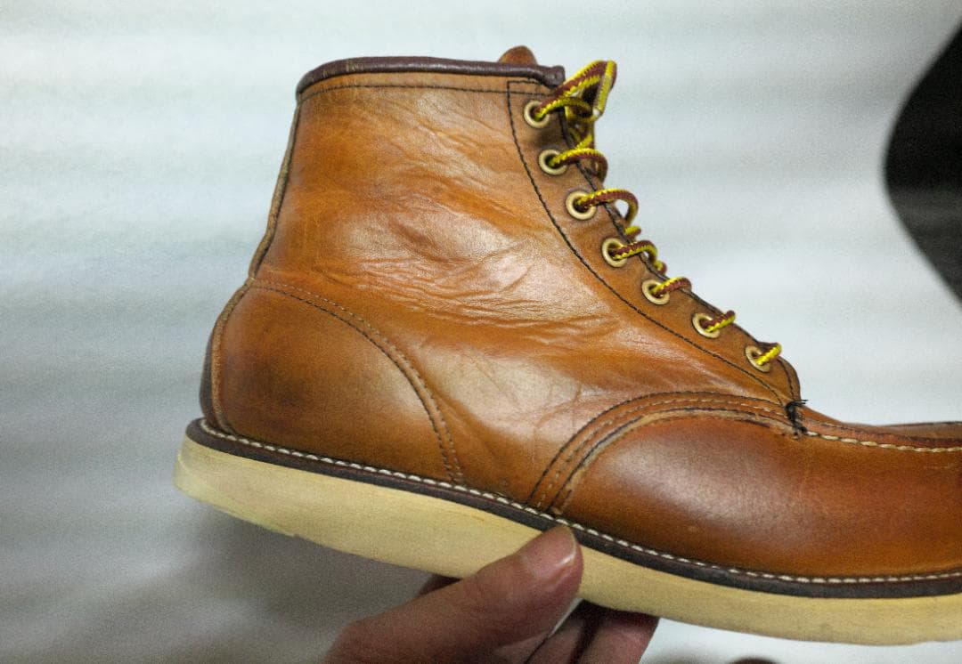 【希少・刺繍羽タグ】レッドウィング 875 アイリッシュセッター モックトゥ