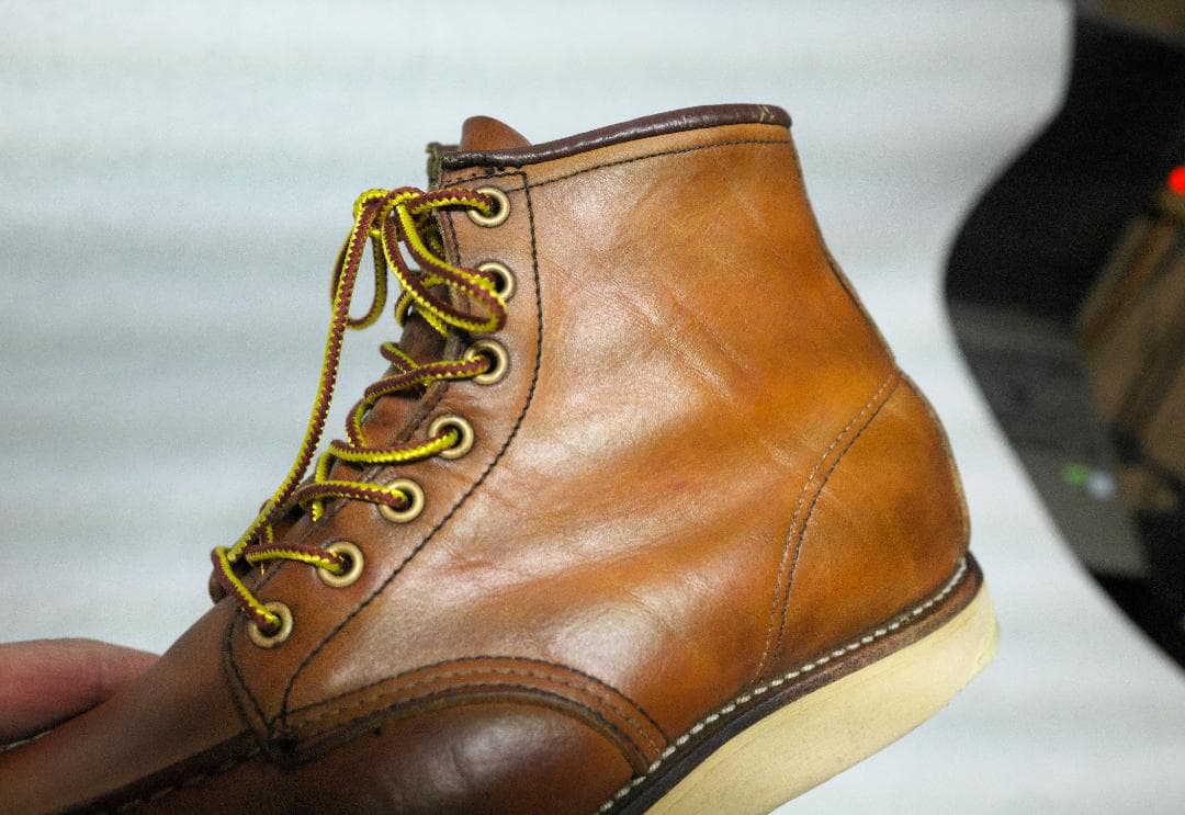 【希少・刺繍羽タグ】レッドウィング 875 アイリッシュセッター モックトゥ