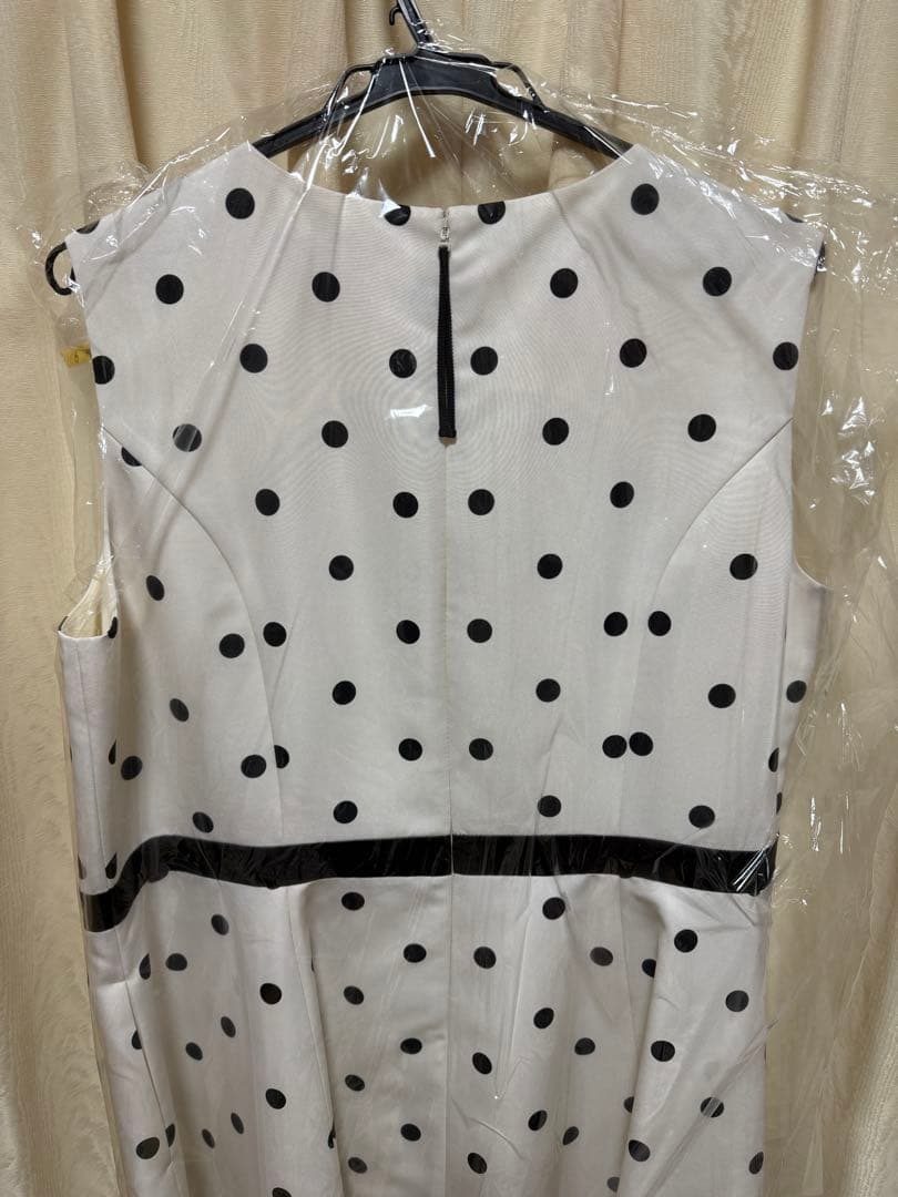 美品⭐︎ ローズティアラ 46 ロングワンピース 可愛い 水玉 ドット