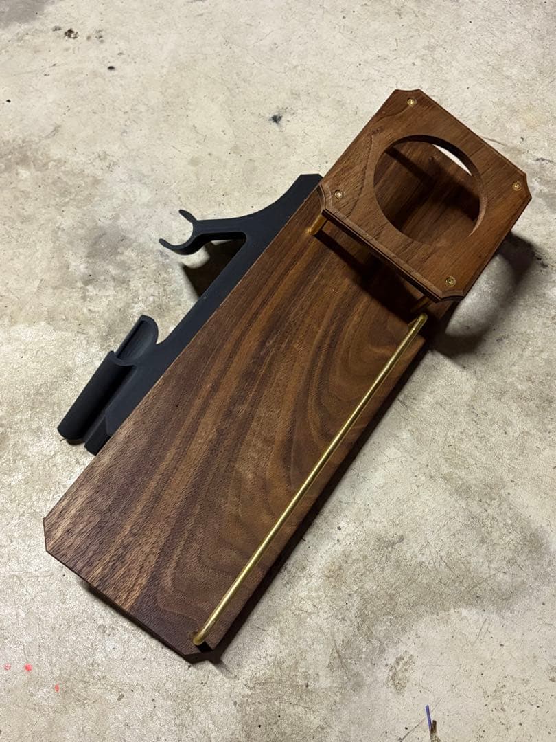 美品　baccharis AS2OVローバーチェア用サイドテーブル　右側用