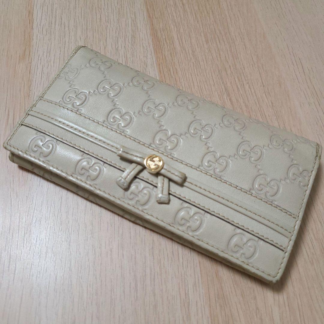 gucci 長財布 ホワイト GGパターン