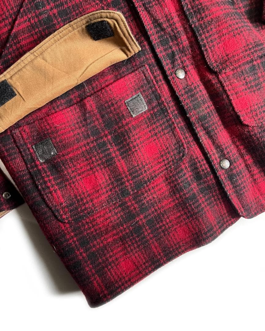 3*o様 90's USA WOOL RICH チェック ウール ジャケット