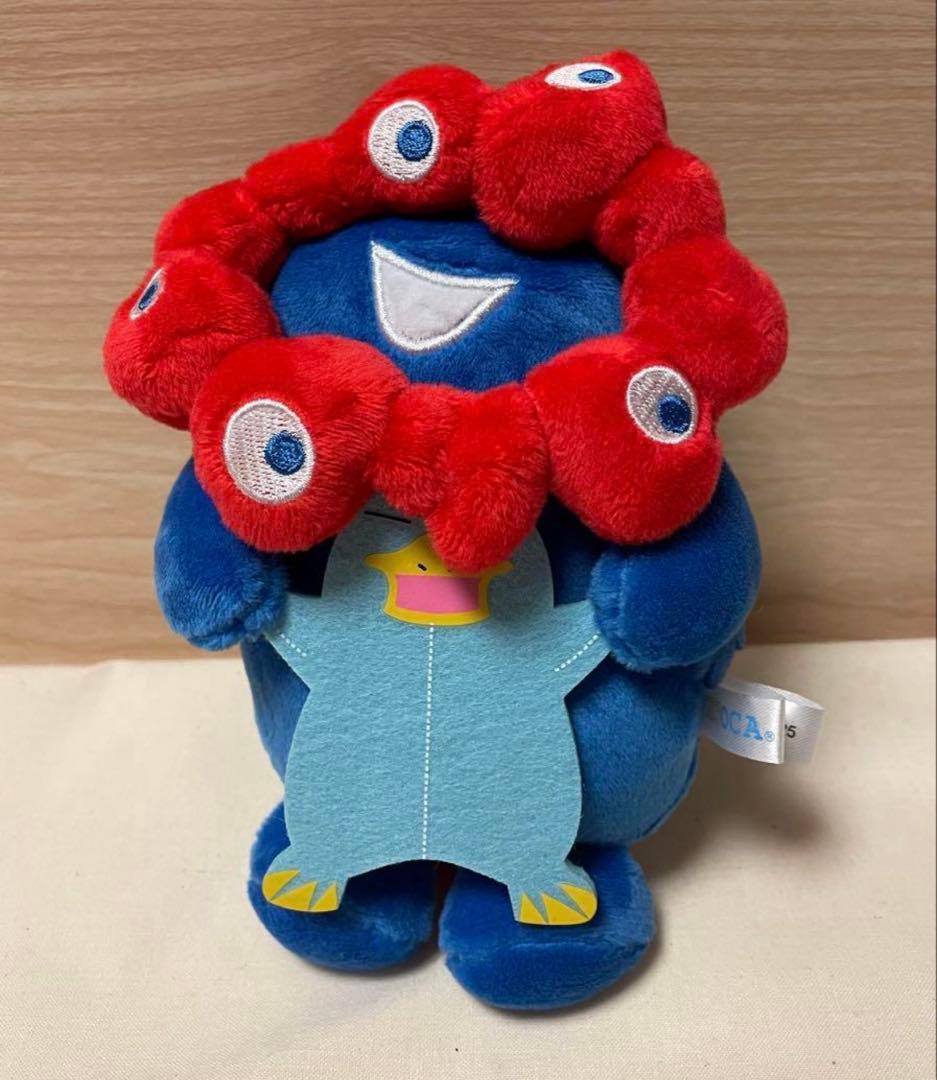 関西万博　ミャクミャク　イコちゃんコラボ　ぬいぐるみパスケース　 ICOCA付き