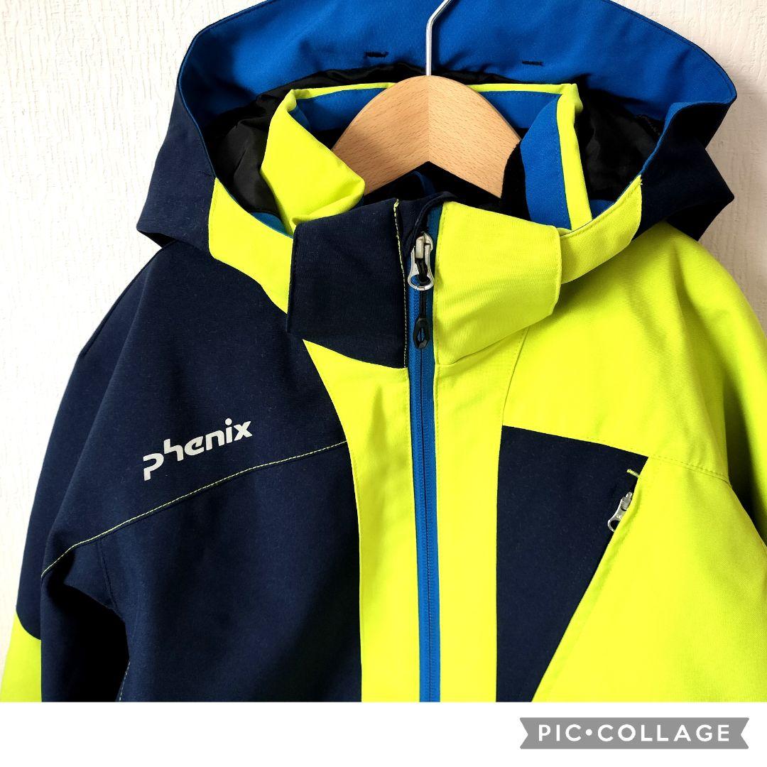 極美品 PHENIX フェニックス スキーウェア 上下 150 黄×紺 ジュニア