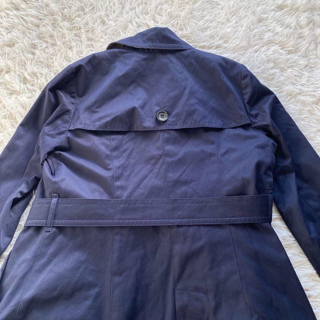 美品 ブルーレーベルクレストブリッジ ショート トレンチコート Lサイズ 40